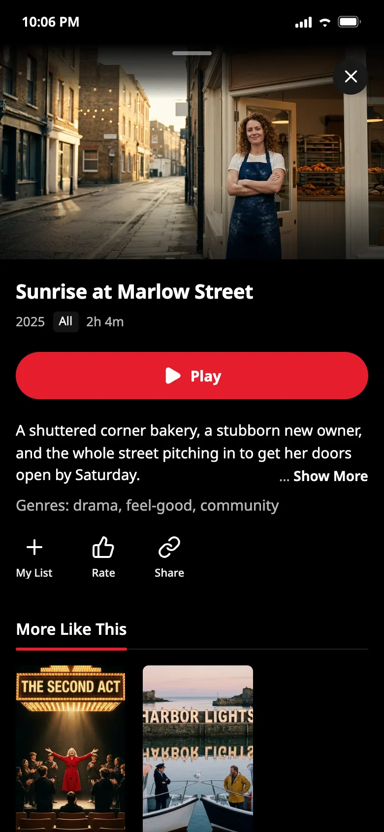 App title page